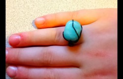 Beautiful Amazonite Ring from Blue Soul Designs