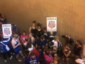 Abram, Chloe, Elle, and Victoria in New Orleans at the Jr. Olympics